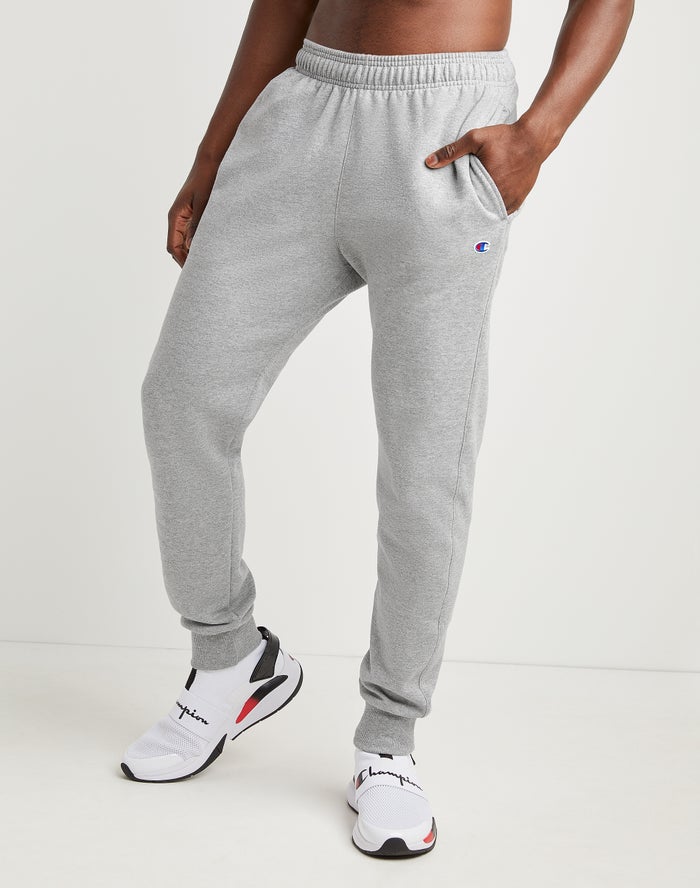 Champion Powerblend Fleece Erkek Joggers Gri ( VXNSYH029 )